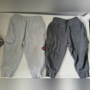 Champion gray or black heavy duty boys cargo sweatpants size 2T